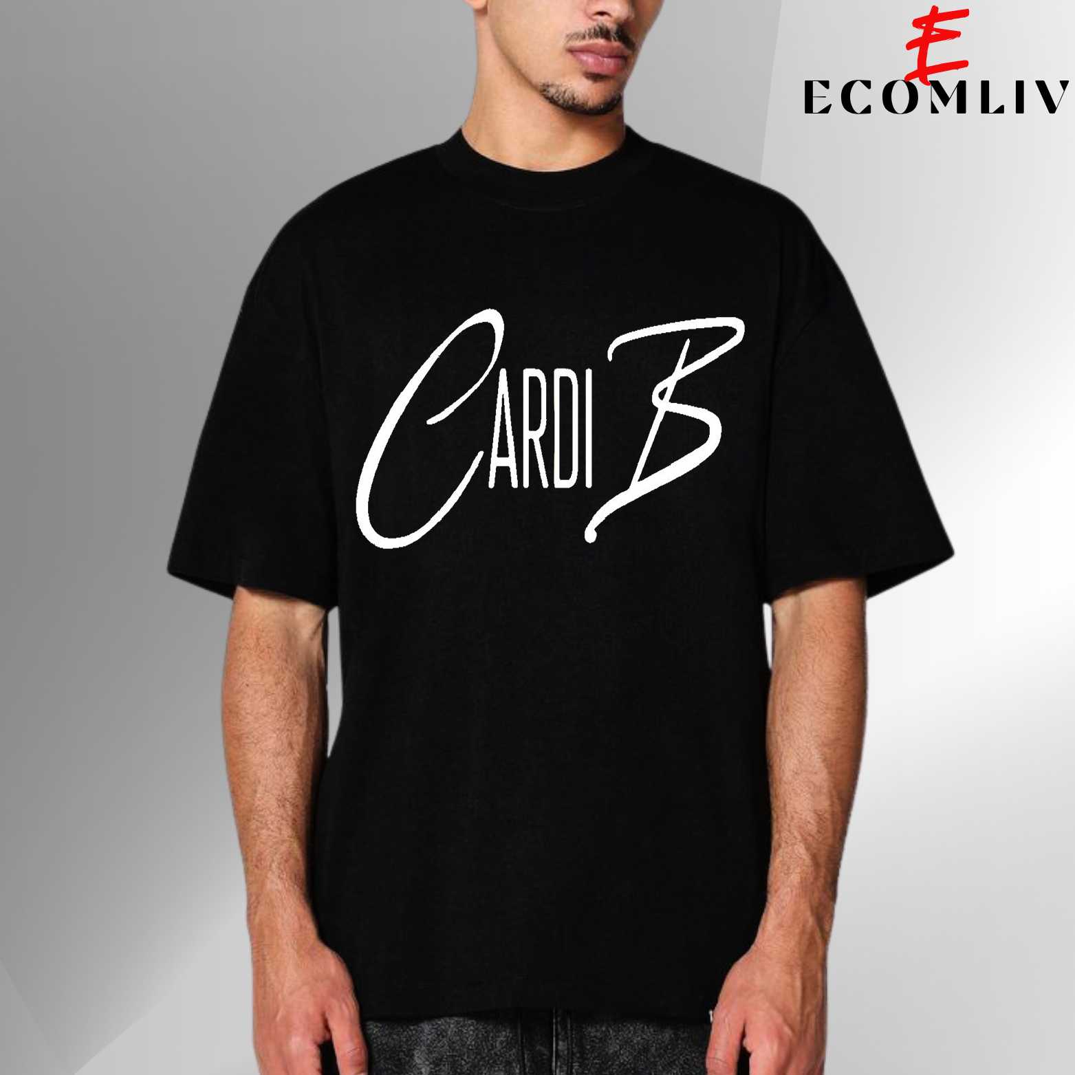 Cardi B Graphic Streetwear Tee, Unisex Rap Music T-Shirt